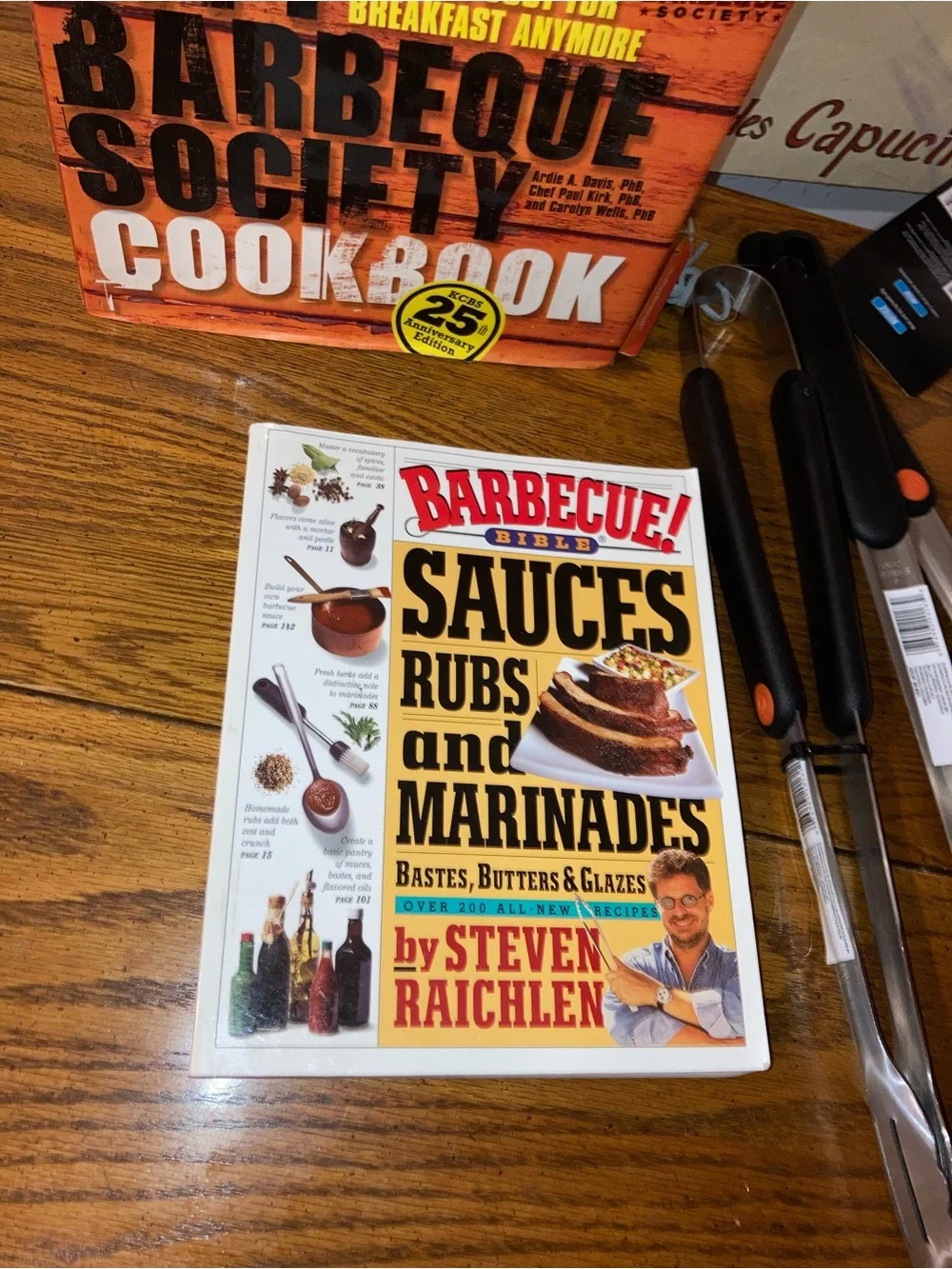 Barbecue Bundle: Cookbook Books-  Kansas City.. & BBQ Sauces  + 3 Grilling T…